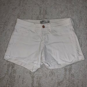 White Abercrombie Shorts